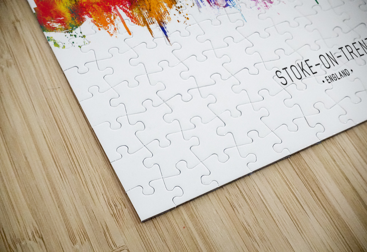 Stoke-on-Trent England Skyline Towseef Dar Puzzle