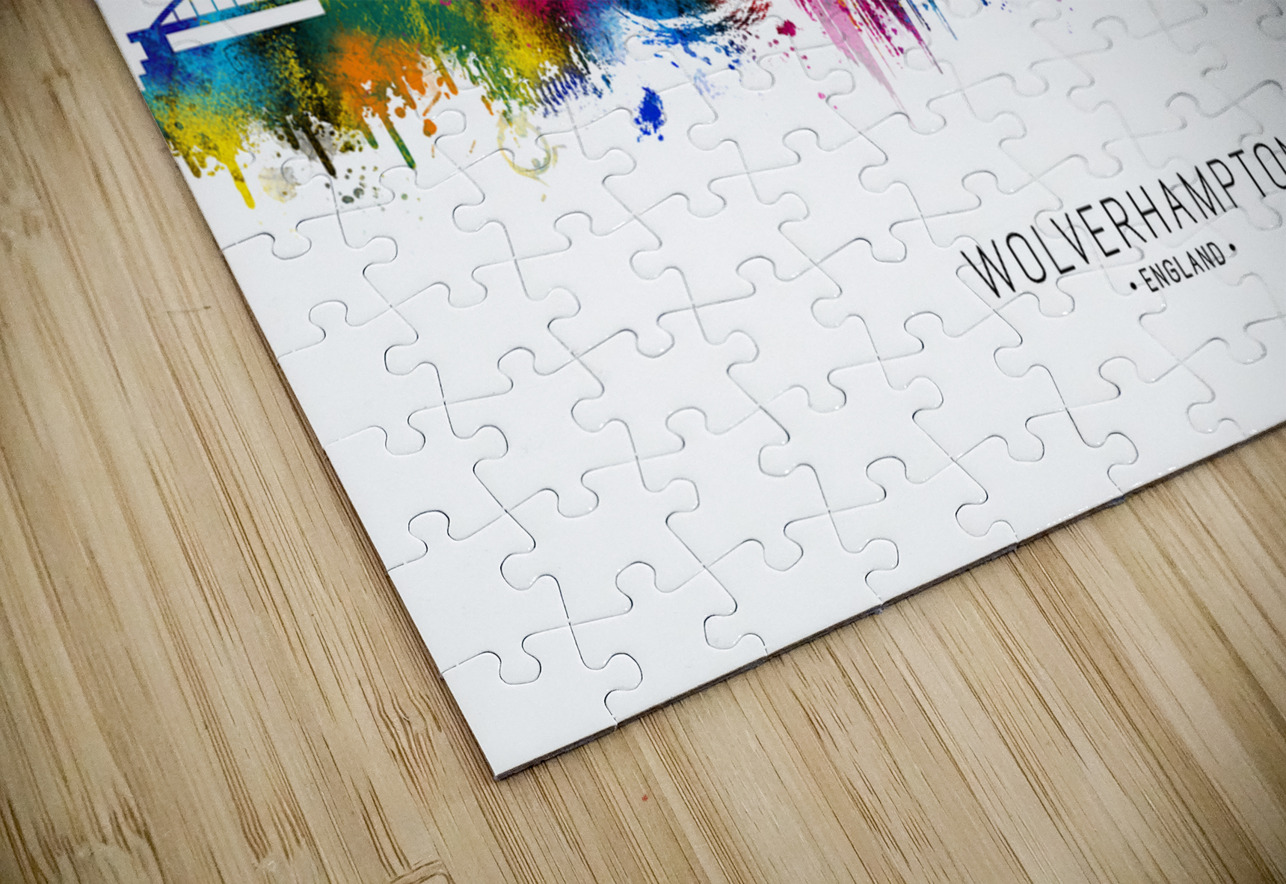 Wolverhampton England Skyline Towseef Dar Puzzle