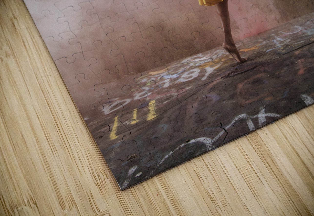 Dancing woman Bainbridge Island Washington USA 222323 Panoramic Images Puzzle