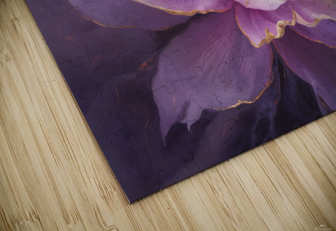 abstract oil painting that captures the essence of flowers  12 hesh4 Puzzle