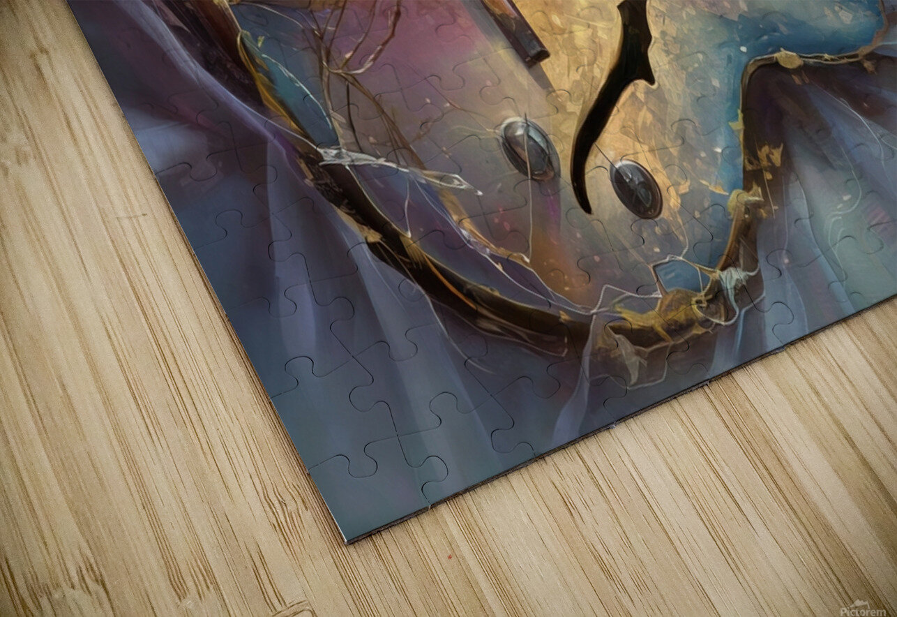 abstract oil painting that captures the essence of flowers  37 hesh4 Puzzle