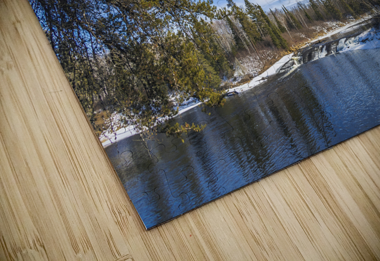 Winter at Pine Point Rapids Marc Gilbert Photography Puzzle