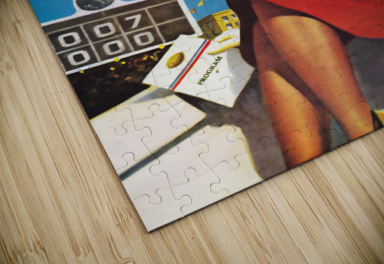 1940 coke football ad Row One Brand Puzzle