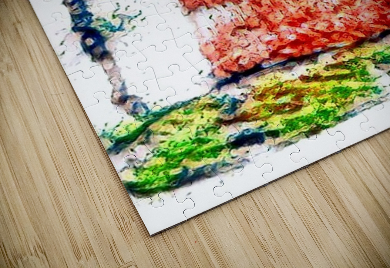 RED PORTRAIT 18 Luciano Puzzle