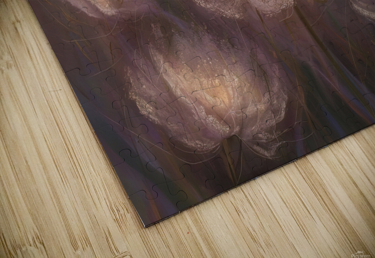 abstract oil painting of flowers 5 YURI KAZA Puzzle