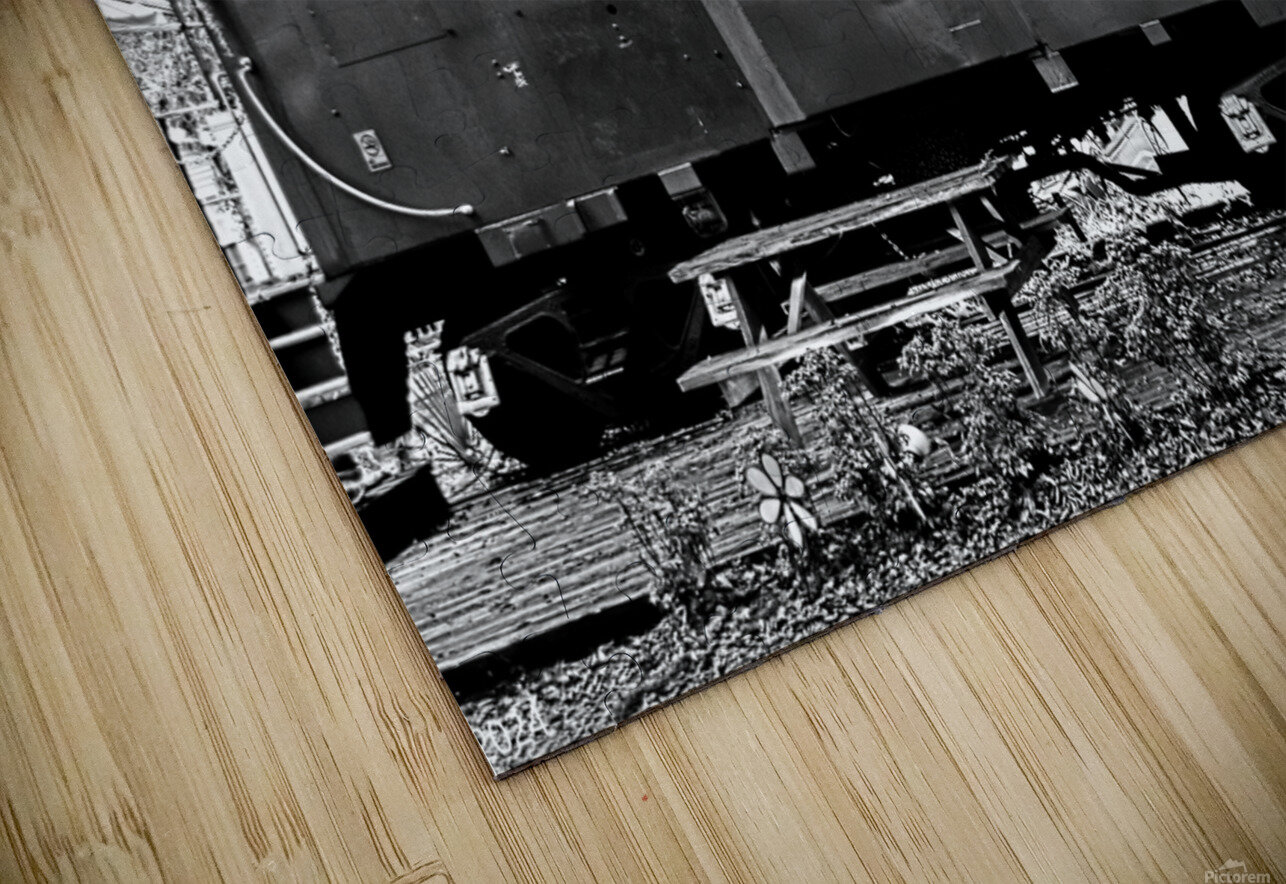Port Royal Railroad Black And White Lisa Wooten Photography Puzzle