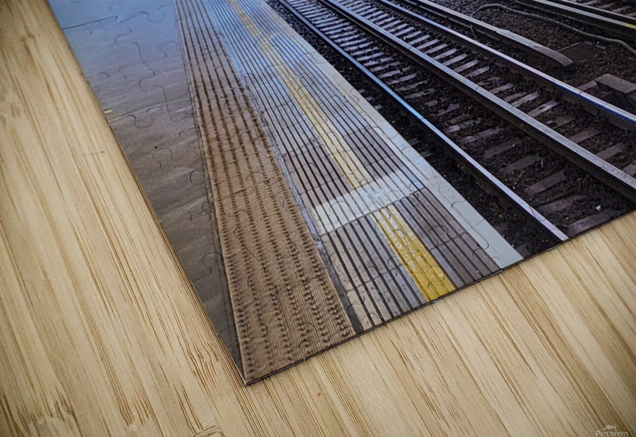 London Tube station tunnel with multiple tracks Creative Endeavors - Steven Oscherwitz Puzzle