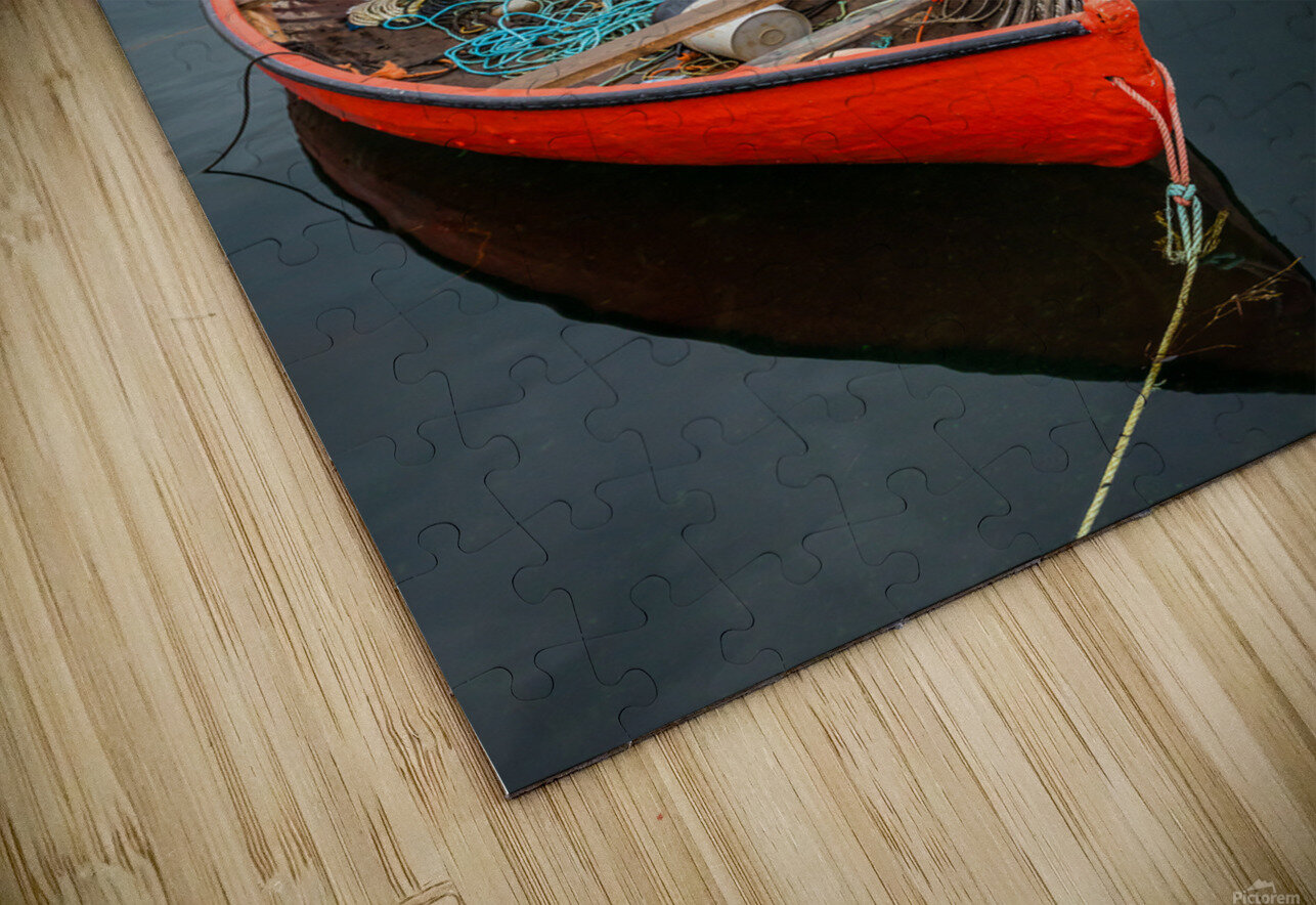 Red Dory at Peggys Cove Hugh Chisholm Photography Puzzle