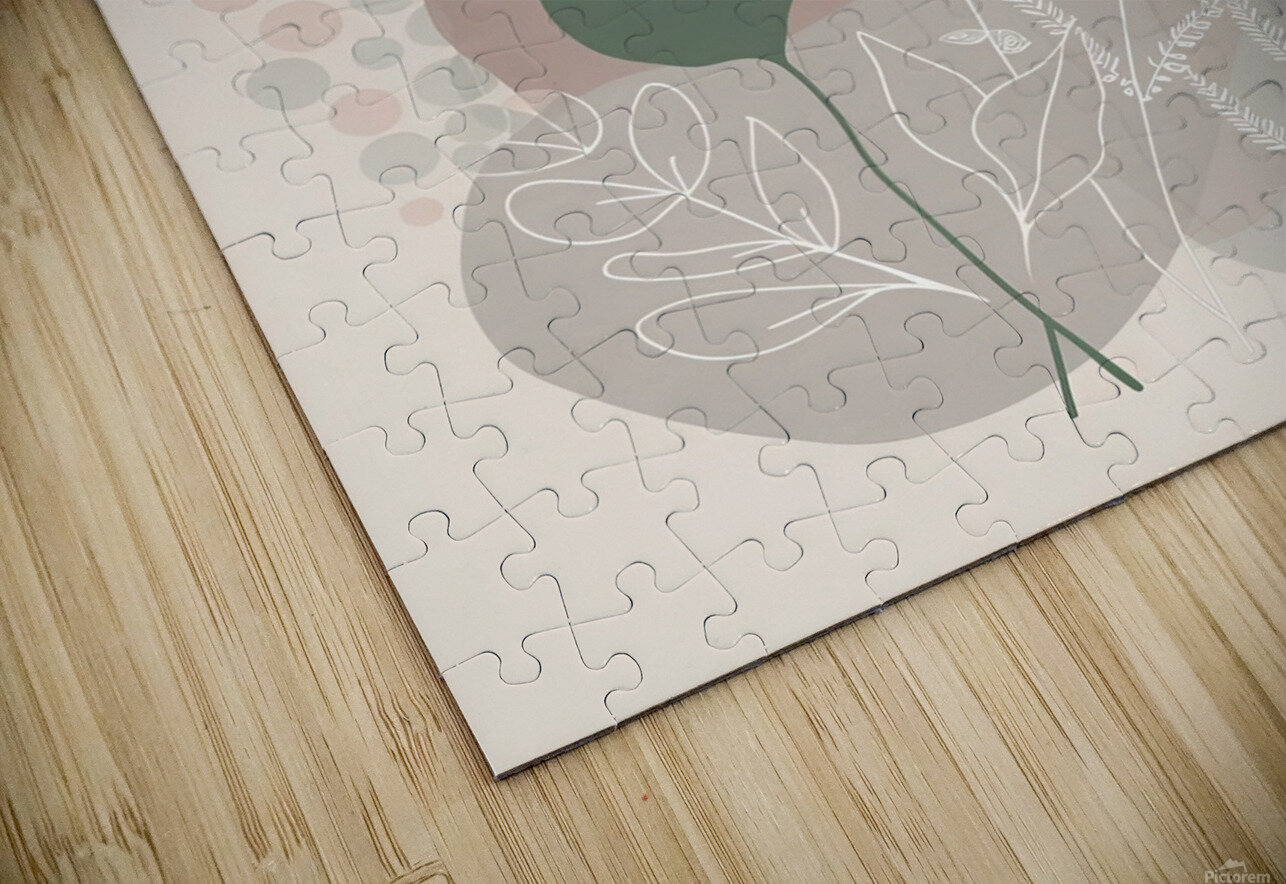 Botanical Study of Leaves and Branches Artshop Puzzle