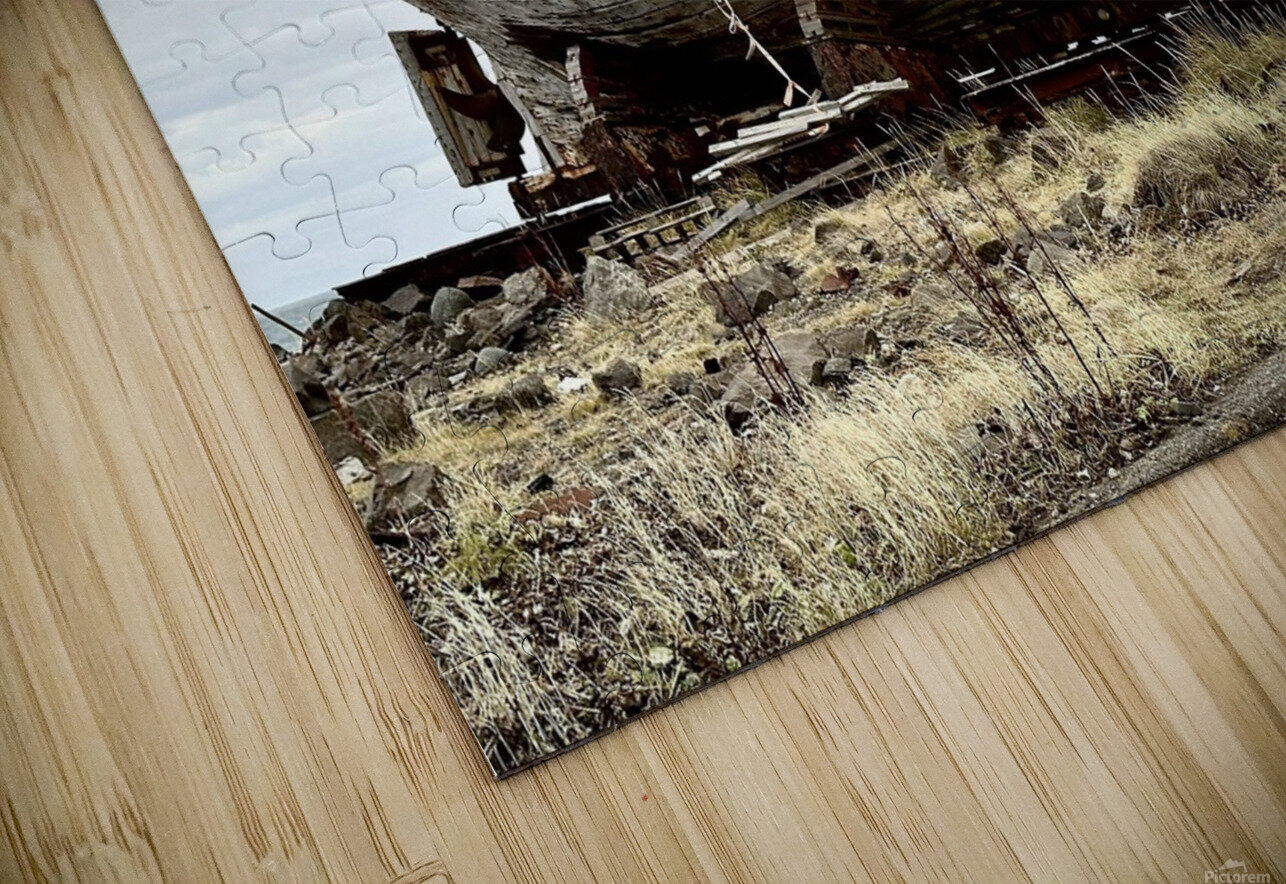 Akranes Ship Ruin Iceland JJones Arts Puzzle