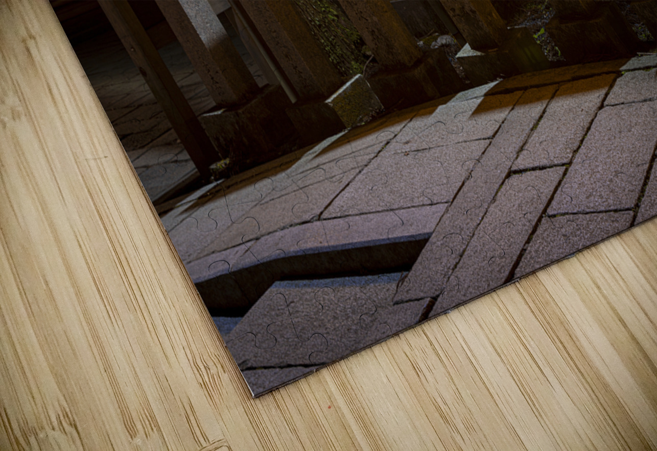 stone lanterns inside the Okunoin  cemetery Gualtiero Boffi Puzzle