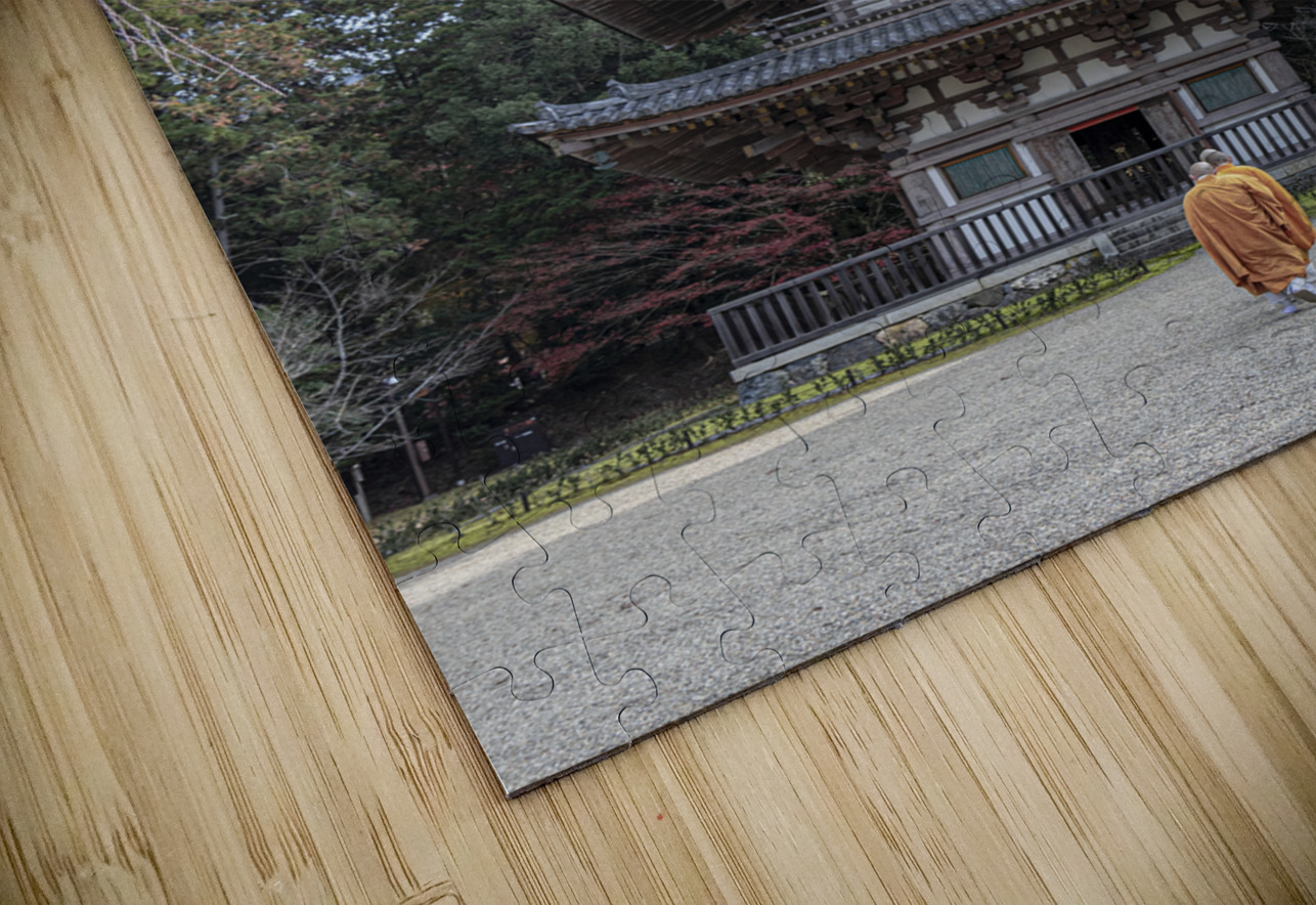 Five-storey pagoda of Daigo-ji Temple and monks  Gualtiero Boffi Puzzle