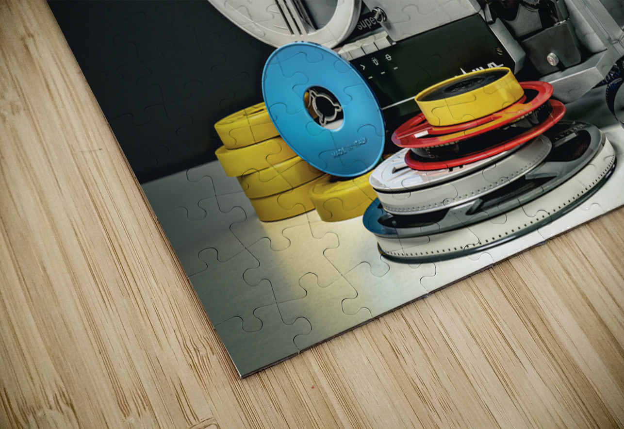 old 8mm film projector  Gualtiero Boffi Puzzle