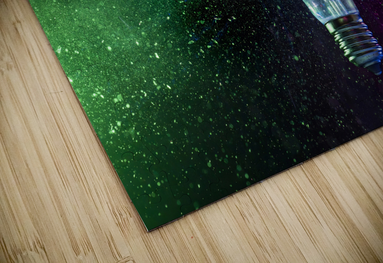 shattering bulb on black background Gualtiero Boffi Puzzle