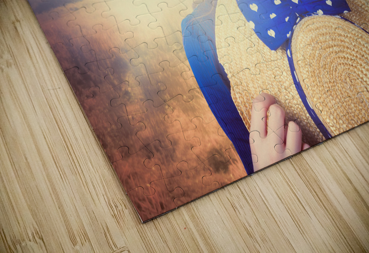 Vintage portrait of a country pinup girl Jorgo Puzzle