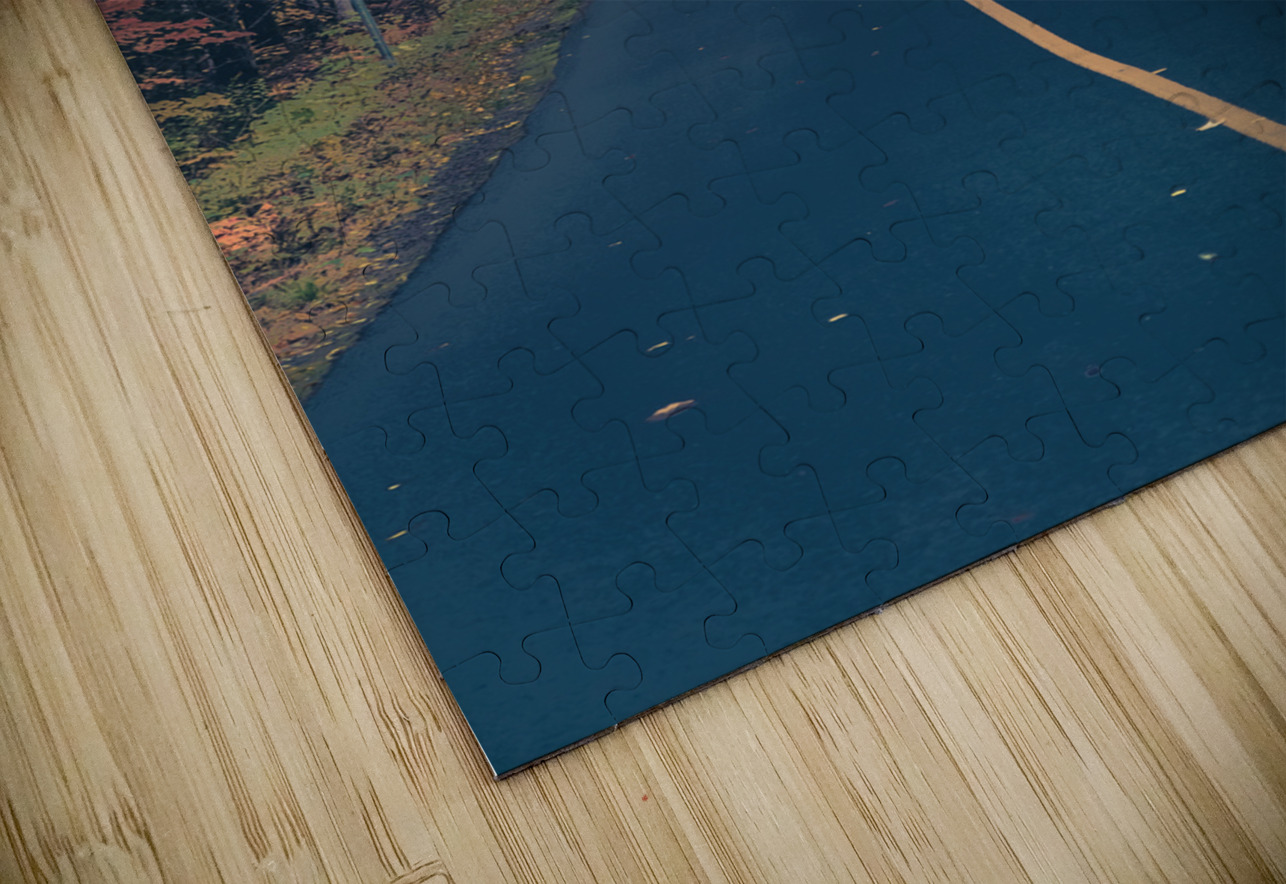 Chemin dautomne Martin Gaudreault artiste photographe Puzzle