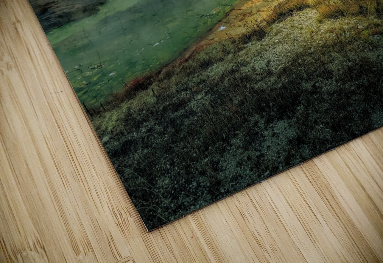 Yellowstone Hot Springs River Palette Norma Brandsberg Photography Puzzle