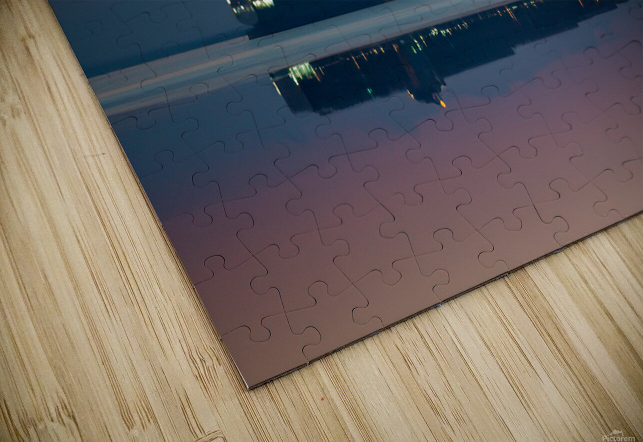 Spectacular Sunset Reflection: Cargo Boat in Victoria BC Dre Erwin Photography Puzzle