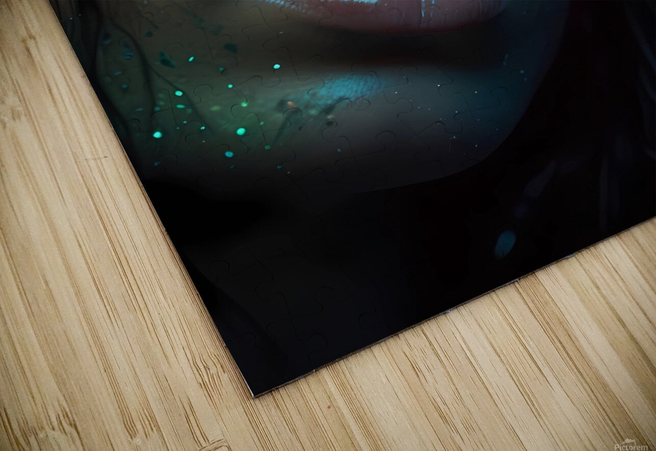 Default Abstract image of a womans face His featu Surf Puzzle