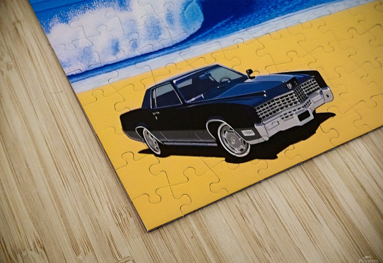 Hiroshi Nagai - Black Car Vaporwave Vivanne Puzzle