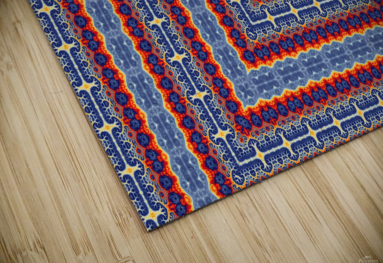 Blue fractal maze 1 Cofiant Images Puzzle