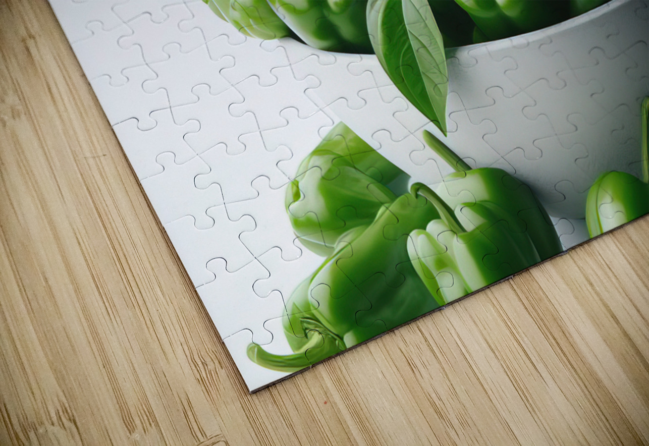 Red green yellow peppers food 14 artvi Puzzle
