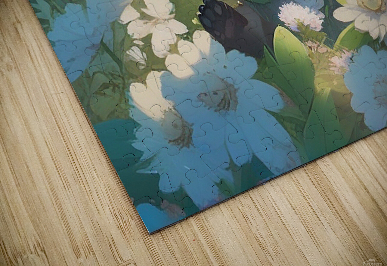 An animestyle digital illustration a baby panda 6 Bayu Perkasa Puzzle