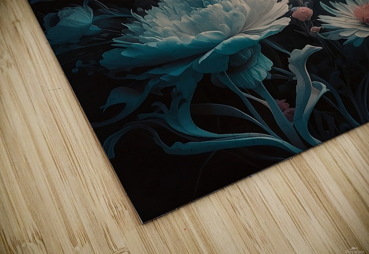 a stunning digital floral artwork featuring trans ArtisanEcho Puzzle