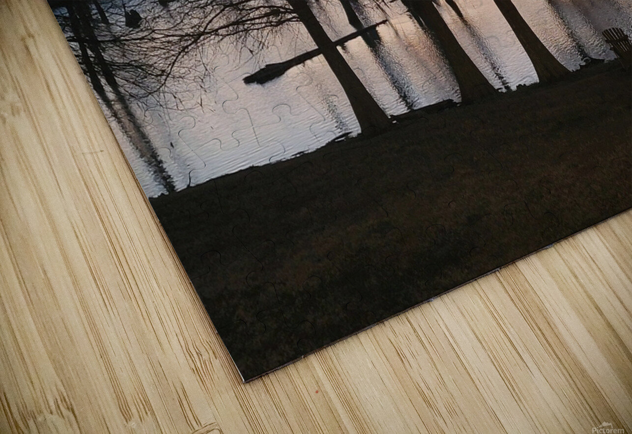 End Of Day Fish Finder Art Puzzle