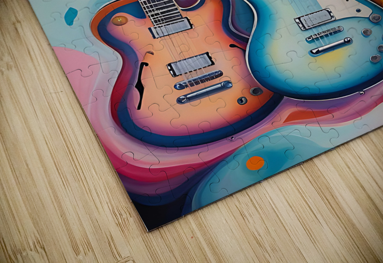 Rainbow Guitars 3 Esmonbijouart Puzzle