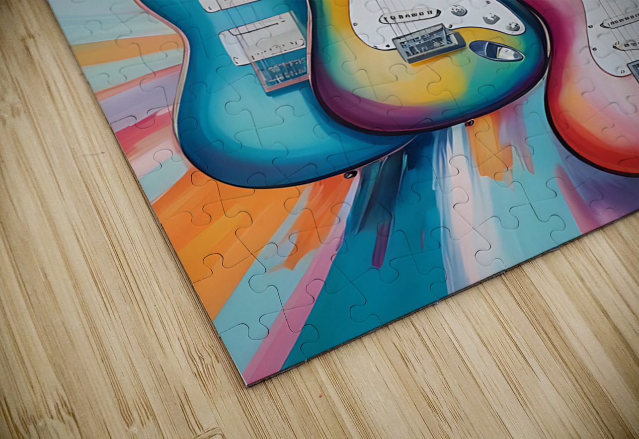 Rainbow Guitars Esmonbijouart Puzzle
