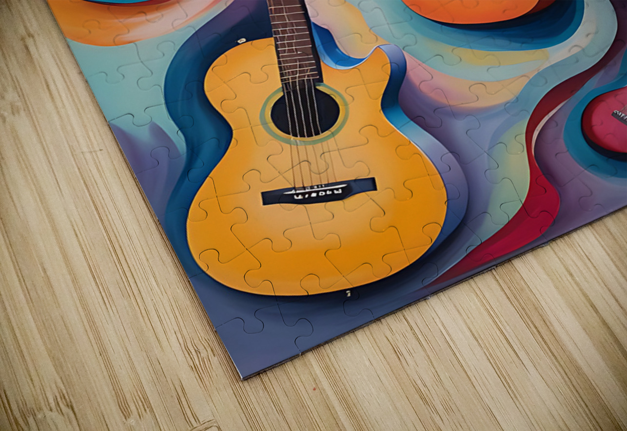 Rainbow Guitars 4 Esmonbijouart Puzzle