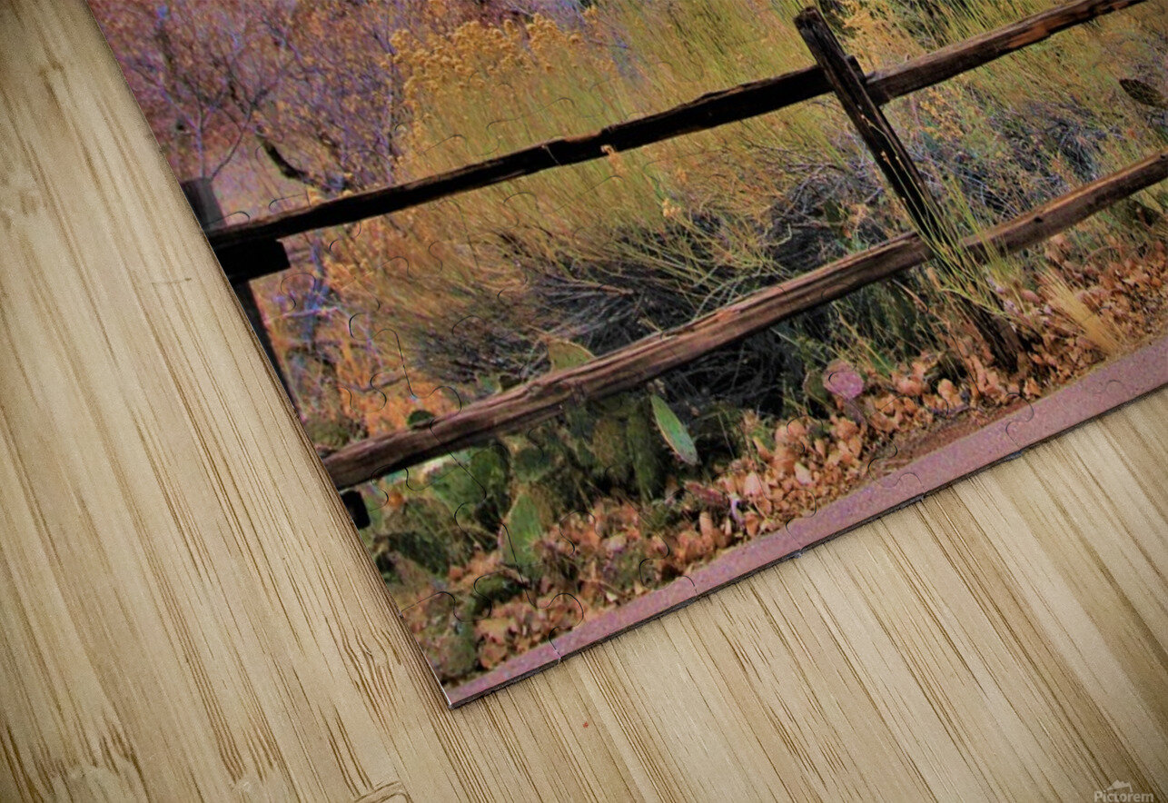 sunset zion fence Marolf Photography Puzzle