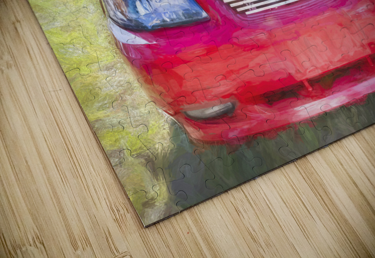 2004 Red Ford Mustang Mach 1 40th Anniversary X 7 Rich Franco Puzzle