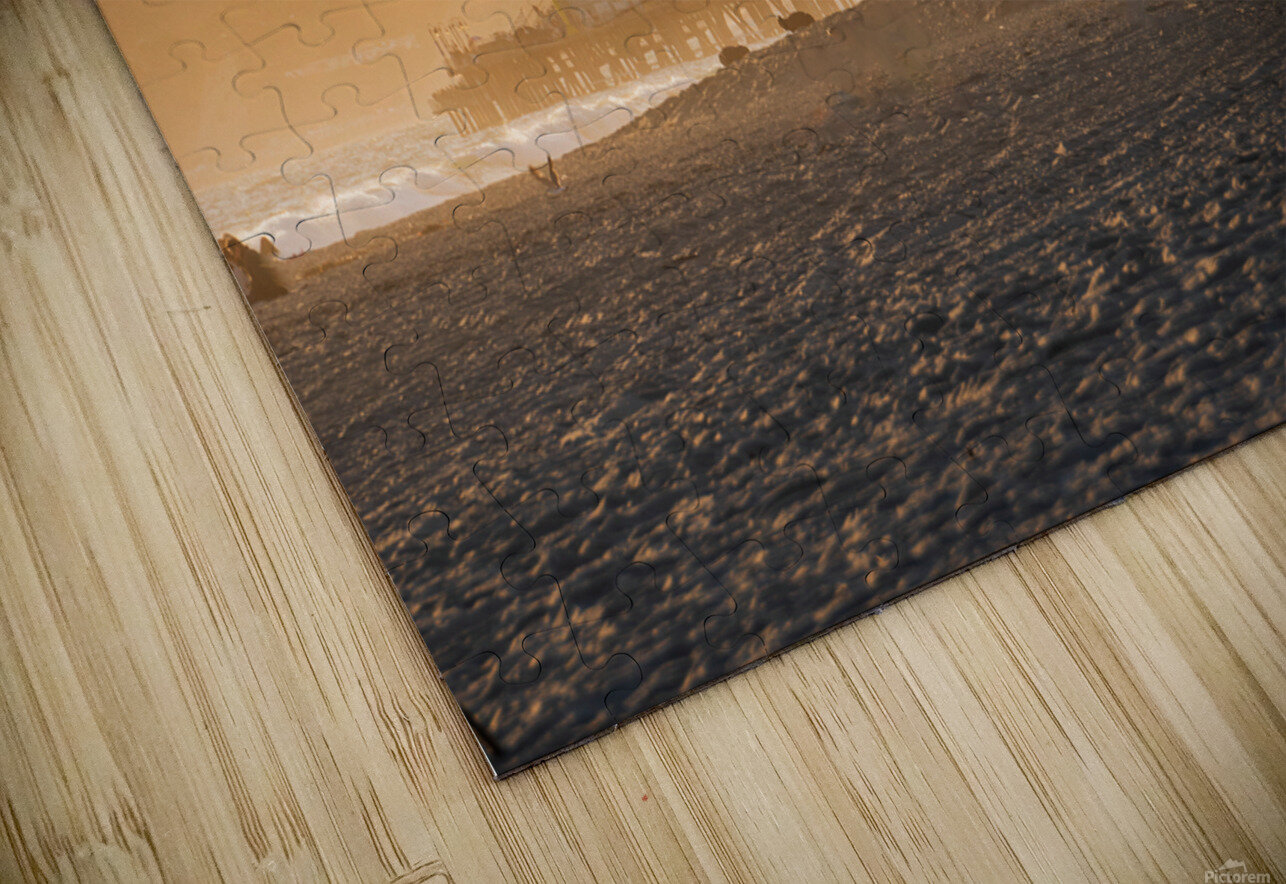 Santa Monica USA. A lifeguard tower at sunset John Nilsson Puzzle