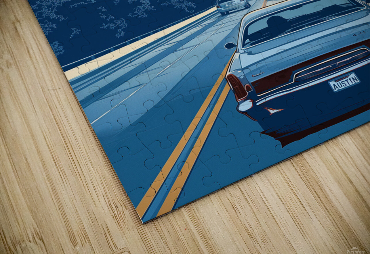Austin Texas Travel Poster Wild River Puzzle
