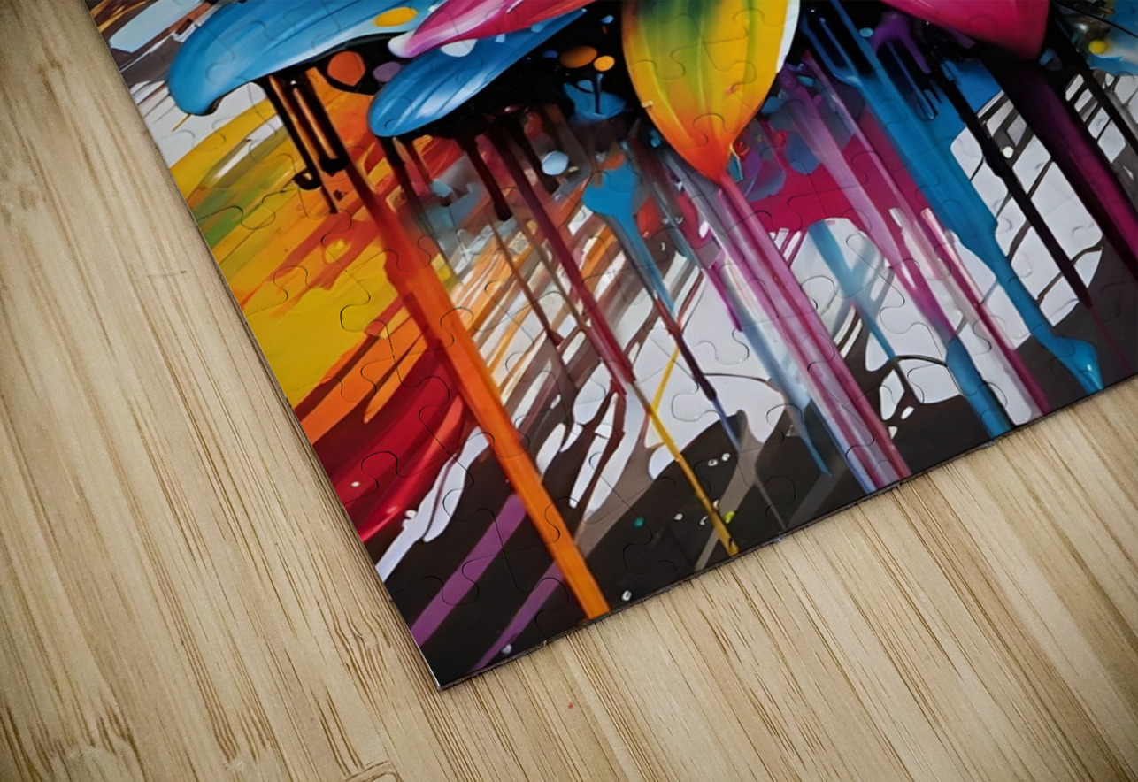 Colorful Floral Art 35 Esmonbijouart Puzzle