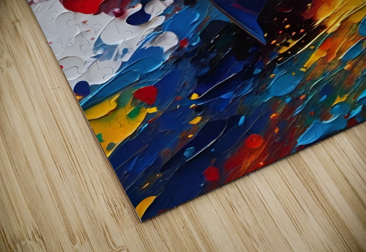 Colorful Abstract Portrait 67 Esmonbijouart Puzzle