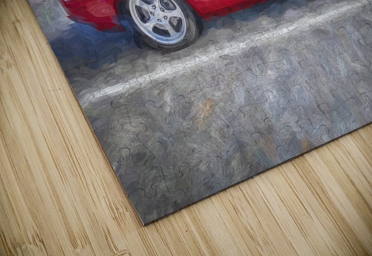 1969 Red Camaro Convertible X 11 Rich Franco Puzzle