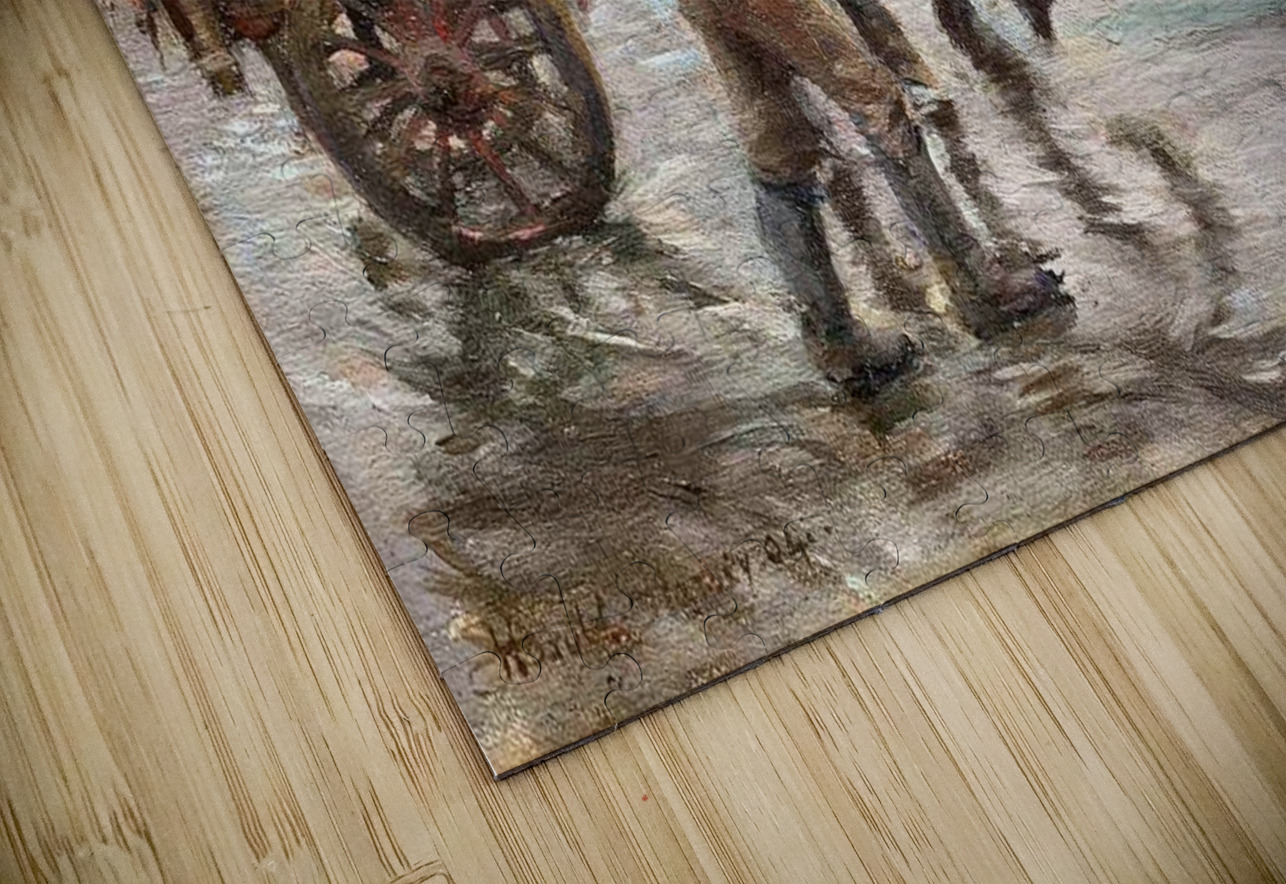 HAROLD HARVEY 1874 1941 SEAWEED GATHERERS ON NEWL ASAR STUDIOS Puzzle