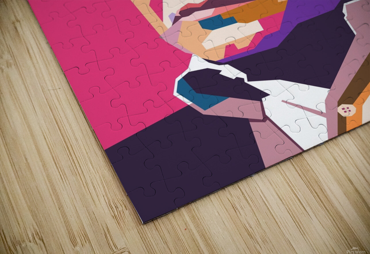 Johnny Cash wpap art Hantamrata Puzzle
