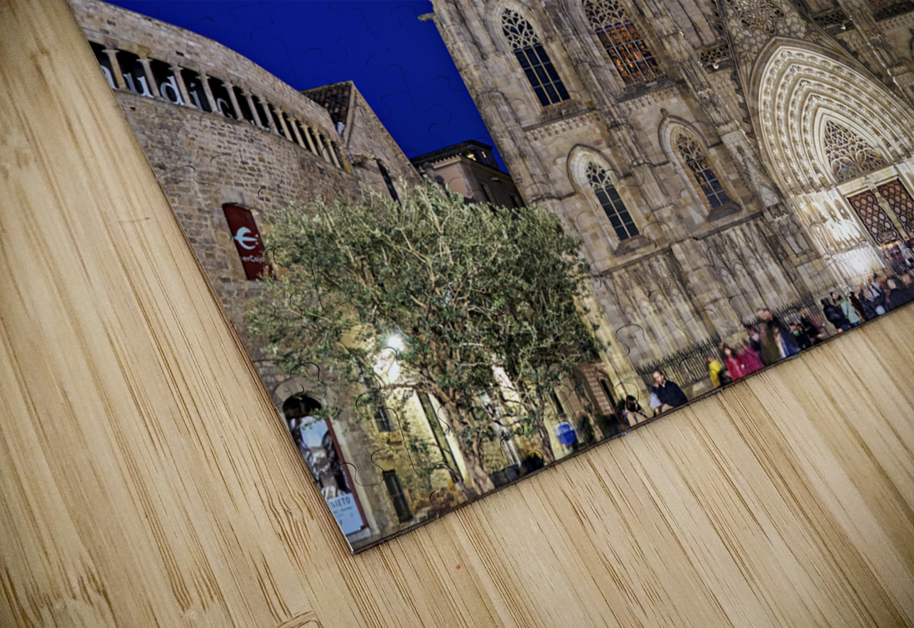 Barcelona. Catalonia. Spain. The Cathedral of the Holy Cross and Saint Eulalia Marco Brivio Puzzle