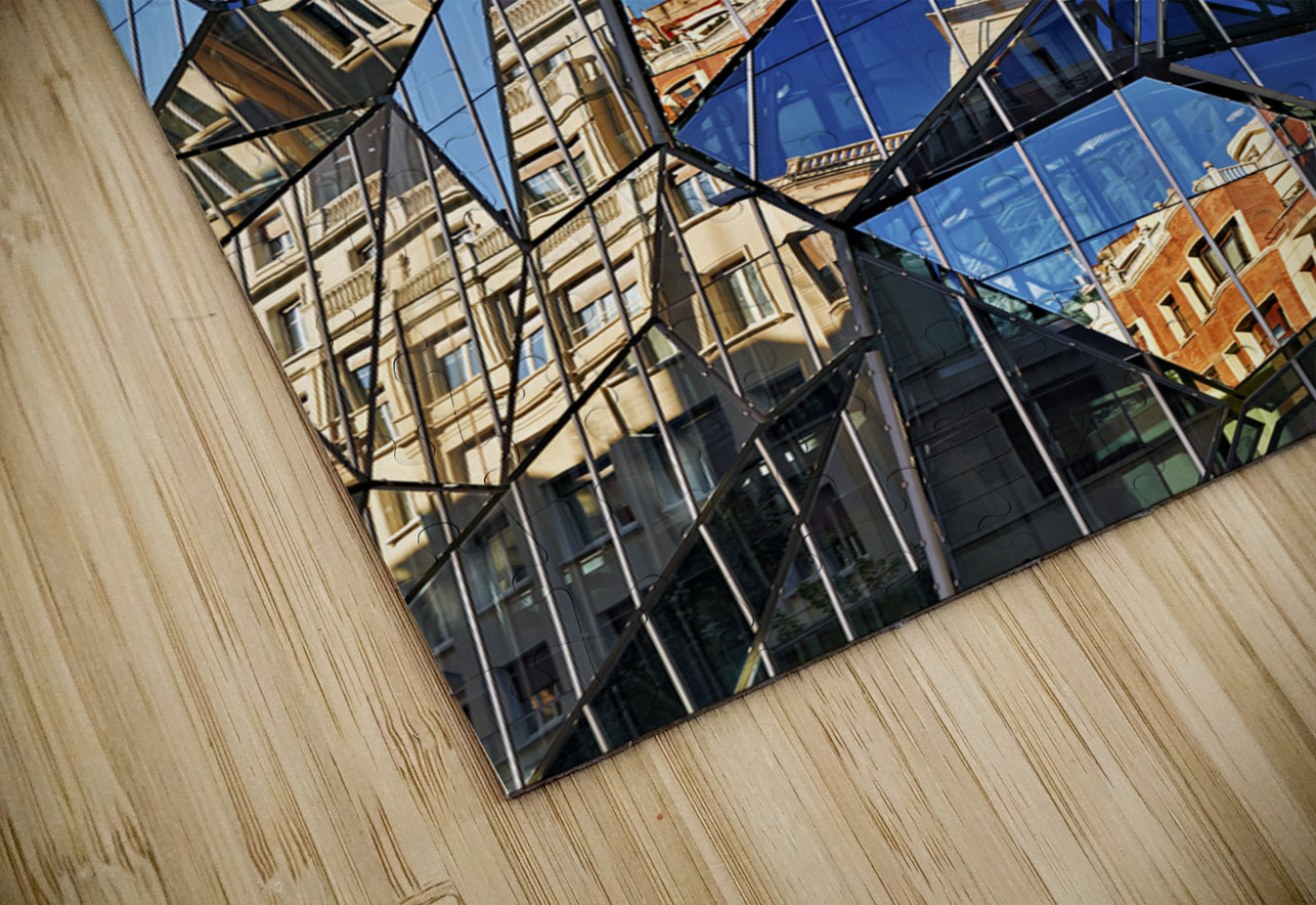 Bilbao Biscay Spain. Dpto. Sanidad Ledo Arteche. Modern building Marco Brivio Puzzle