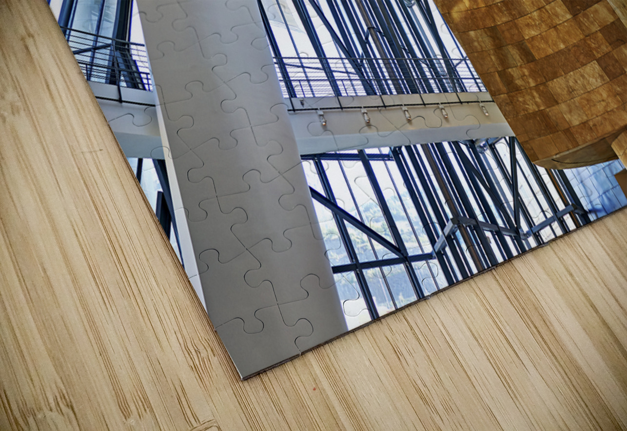 Bilbao Biscay Spain. The interiors of the Guggenheim Museum Marco Brivio Puzzle