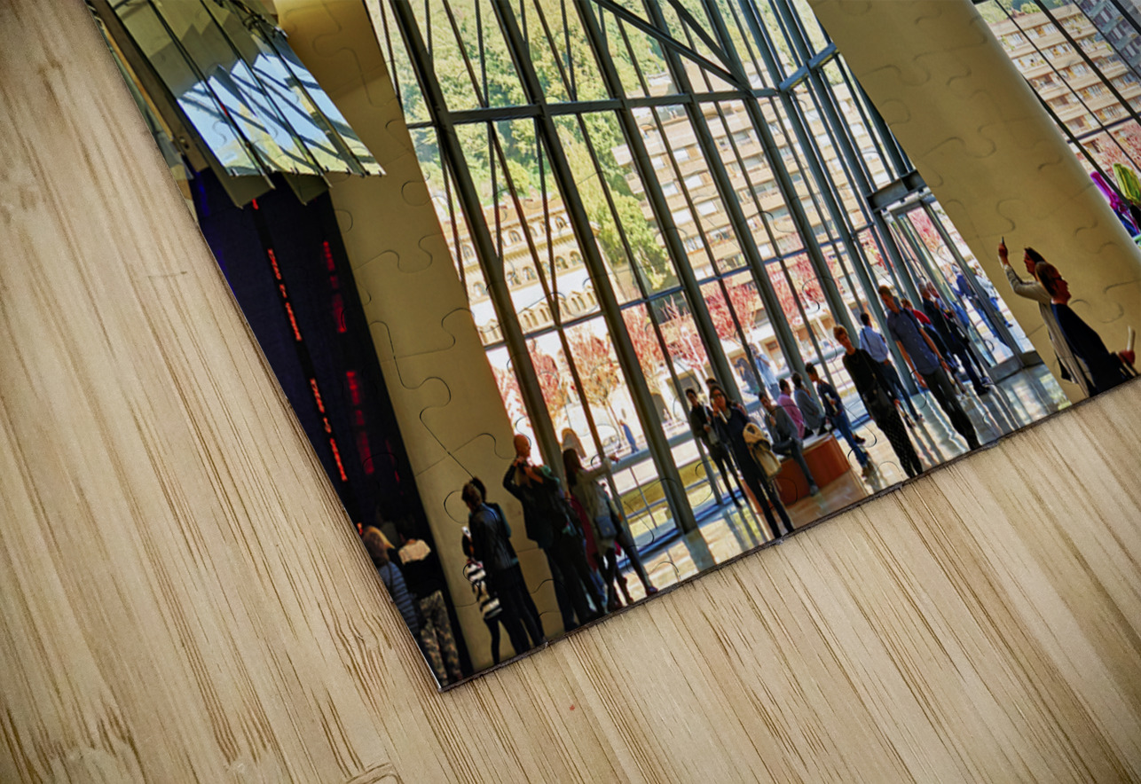 Bilbao Biscay Spain. The interiors of the Guggenheim Museum Marco Brivio Puzzle