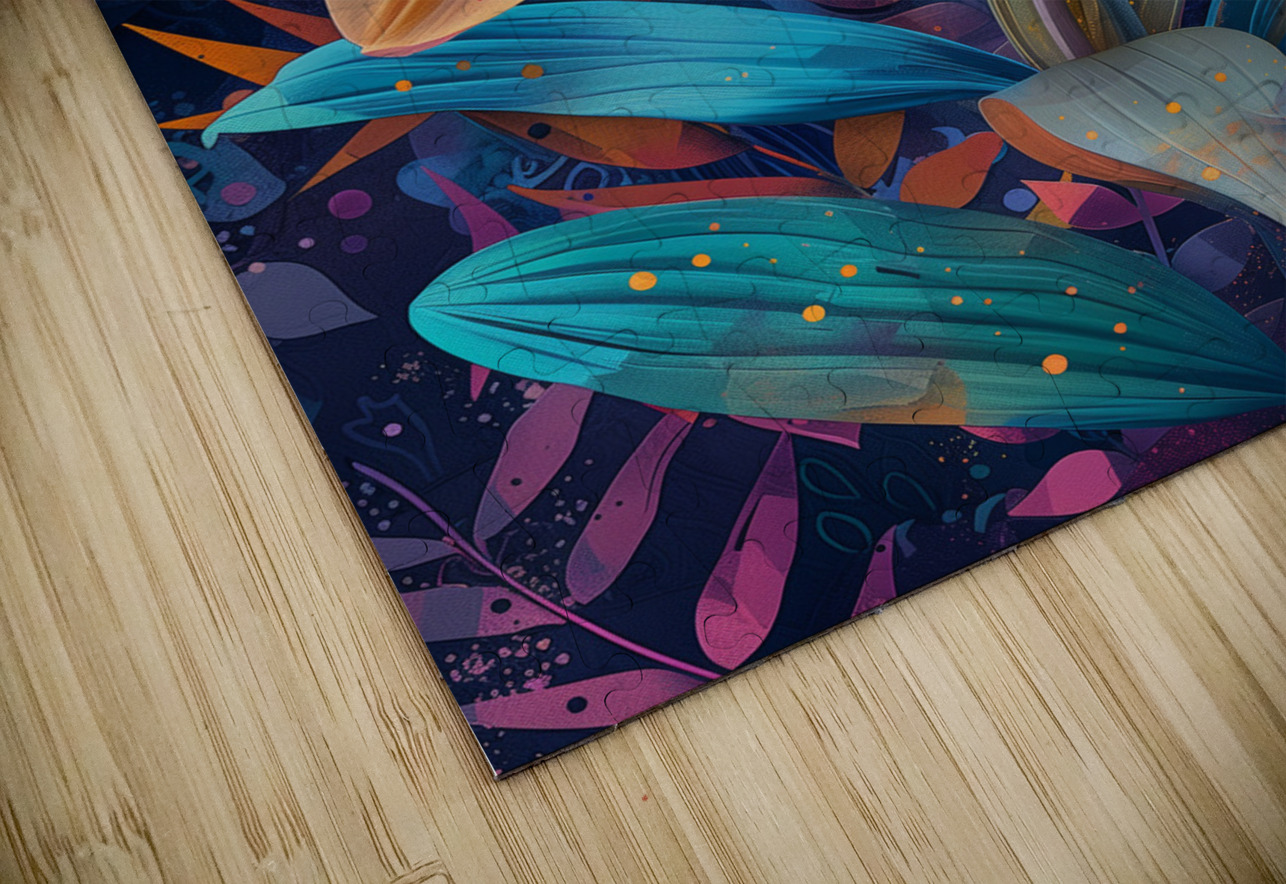 A vibrant lily flower in full bloom depicted wi 5 ASAR STUDIOS Puzzle