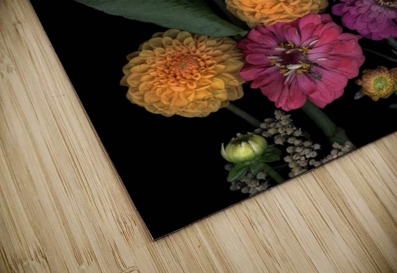 Multi color Dahlias   Jane Baron Puzzle