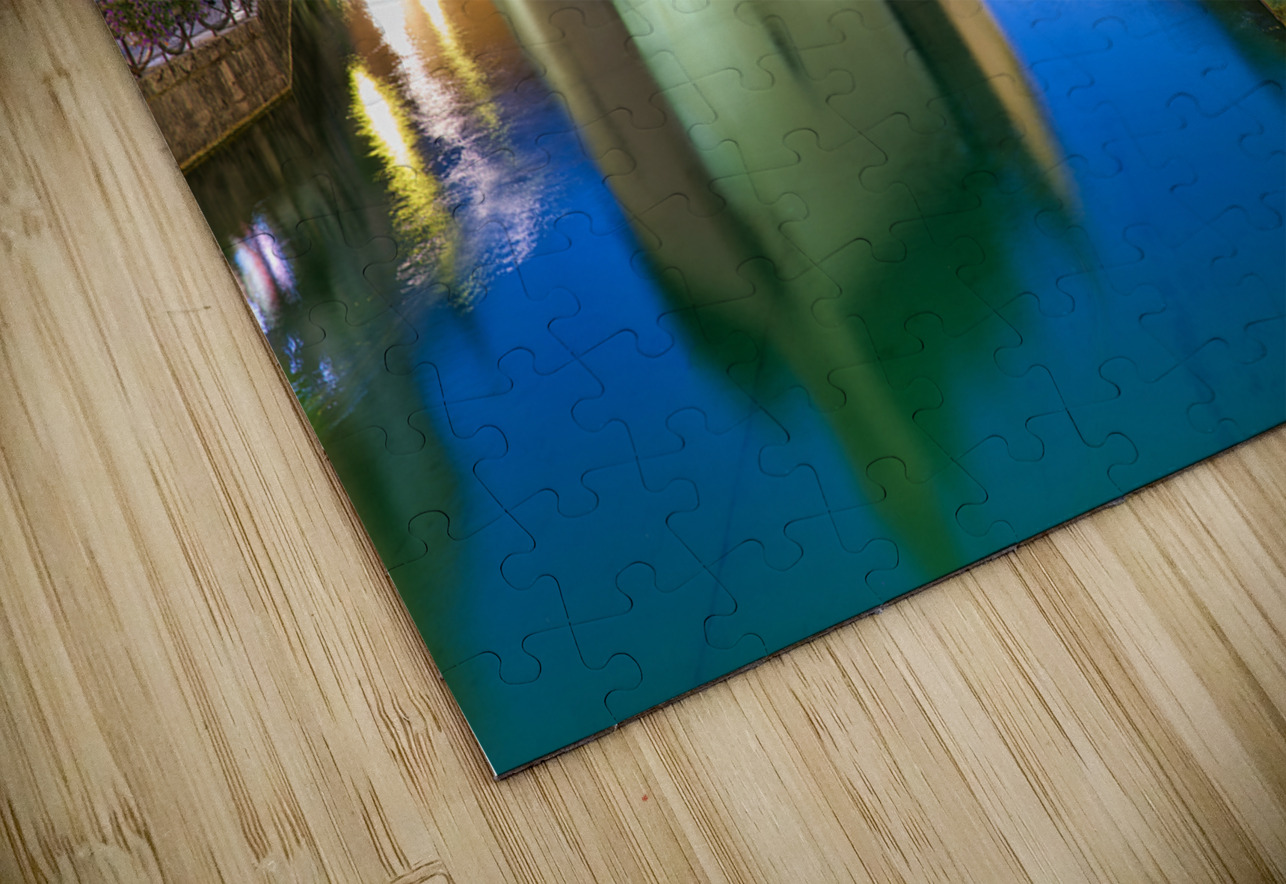 Annecy Haute Savoie France. The Palais de lIsle and Thiou river at sunset Marco Brivio Puzzle