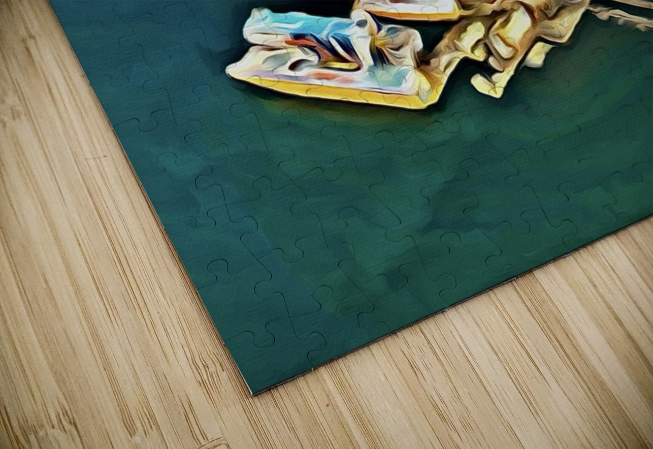 ABOVE GENOA ABOVE EARTH by Gail Taylor Puzzle