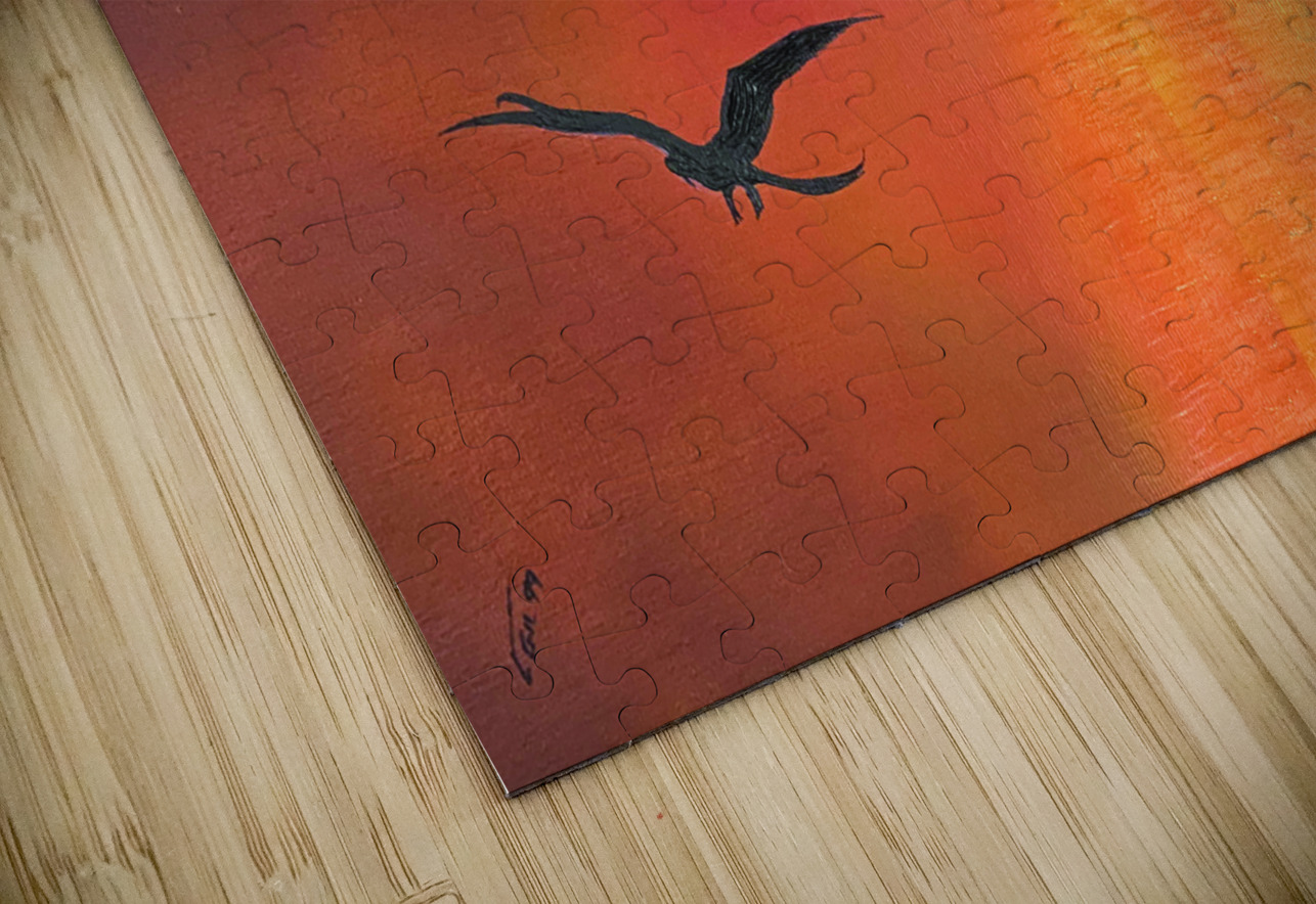 GALAPAGOS BOOBIES FLIGHT CACUM ART Puzzle